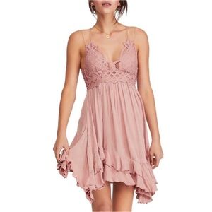 FP One Adella Lace Slip Dress NWT